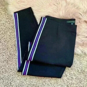 Dynamite | Black snd  red stripe leggings size large